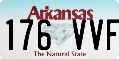 AR license plate 176VVF