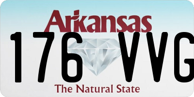 AR license plate 176VVG