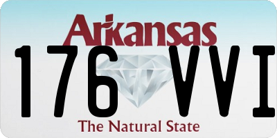 AR license plate 176VVI