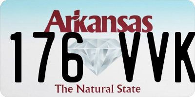 AR license plate 176VVK