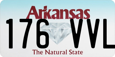 AR license plate 176VVL