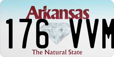 AR license plate 176VVM