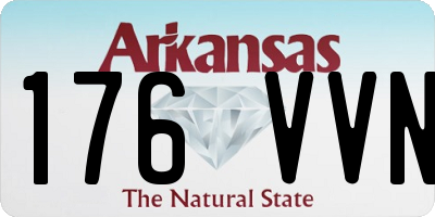 AR license plate 176VVN