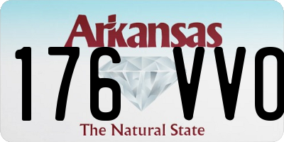 AR license plate 176VVO