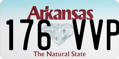 AR license plate 176VVP