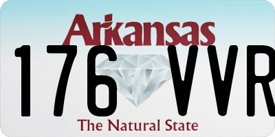 AR license plate 176VVR
