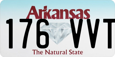 AR license plate 176VVT
