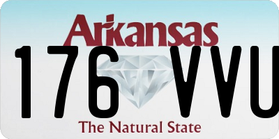 AR license plate 176VVU