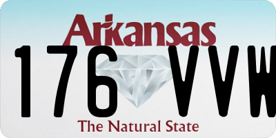 AR license plate 176VVW