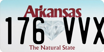 AR license plate 176VVX