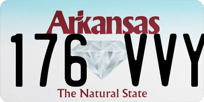 AR license plate 176VVY