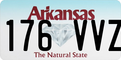 AR license plate 176VVZ