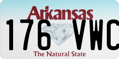AR license plate 176VWC