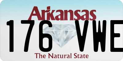 AR license plate 176VWE
