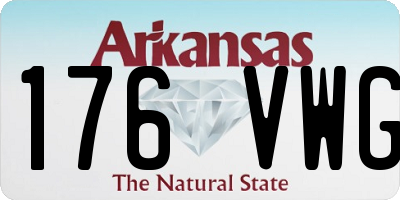 AR license plate 176VWG