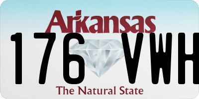 AR license plate 176VWH