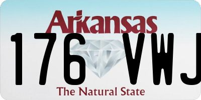 AR license plate 176VWJ