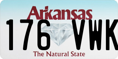 AR license plate 176VWK