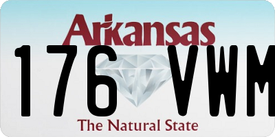 AR license plate 176VWM