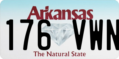 AR license plate 176VWN