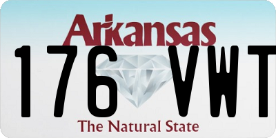 AR license plate 176VWT