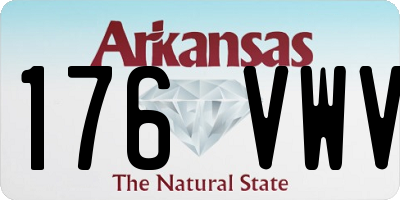 AR license plate 176VWV