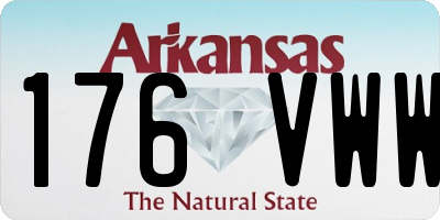 AR license plate 176VWW