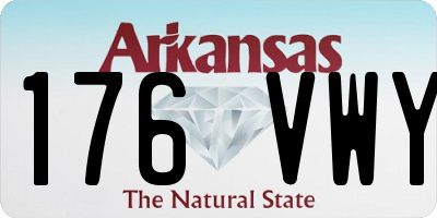 AR license plate 176VWY