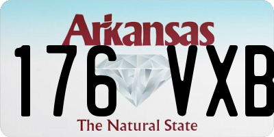 AR license plate 176VXB