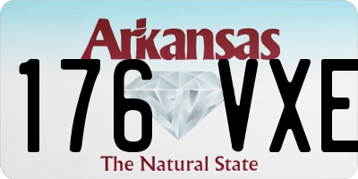 AR license plate 176VXE