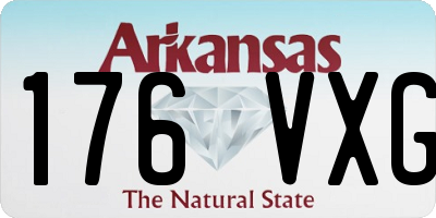 AR license plate 176VXG