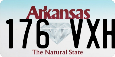 AR license plate 176VXH