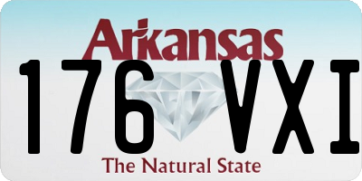 AR license plate 176VXI