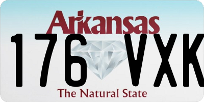 AR license plate 176VXK