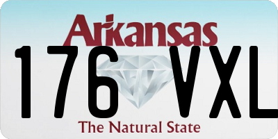 AR license plate 176VXL