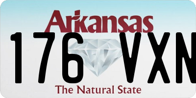 AR license plate 176VXN