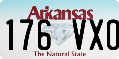AR license plate 176VXO