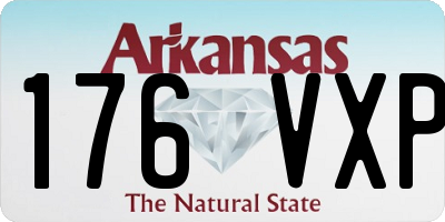 AR license plate 176VXP