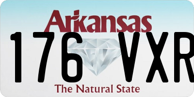 AR license plate 176VXR