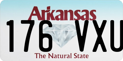 AR license plate 176VXU
