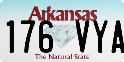 AR license plate 176VYA