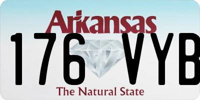 AR license plate 176VYB