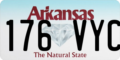 AR license plate 176VYC