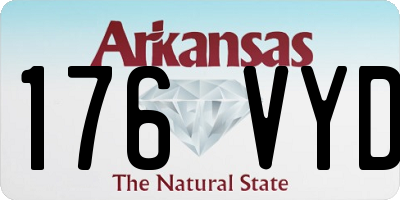 AR license plate 176VYD