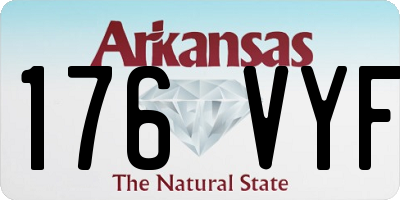 AR license plate 176VYF