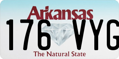 AR license plate 176VYG
