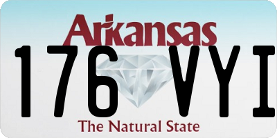 AR license plate 176VYI