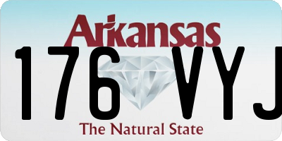 AR license plate 176VYJ