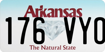AR license plate 176VYO