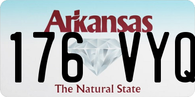 AR license plate 176VYQ